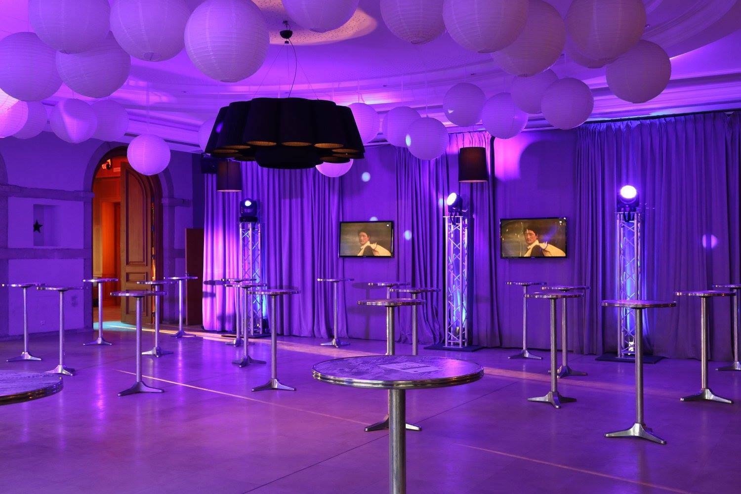 Location d'éclairage d'ambiance pour soirée Lyon