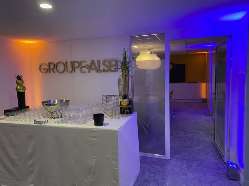 Misse en lumière d'un buffet à Villeurbanne