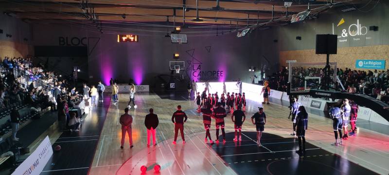 Mise en lumière événement sportif en région Auvergne Rhône Alpes