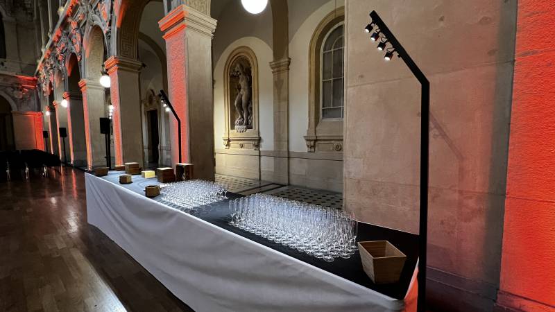 Prestation d'éclairage de buffet Lyon et Auvergne Rhône-Alpes