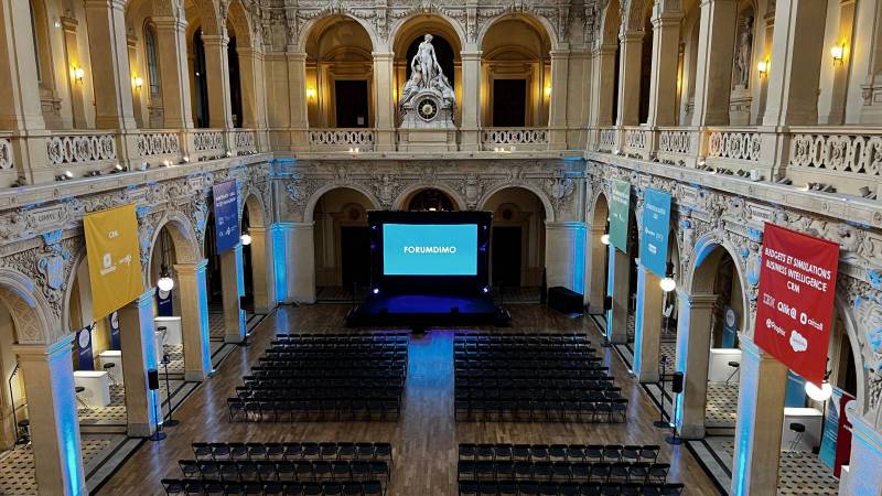 Prestation lumière et Vidéo pour Dimo au Palais de la Bourse de Lyon