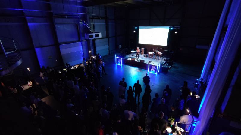 Prestation technique pour l'inauguration d'un entrepôt à lyon