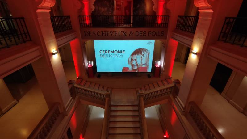 Sonorisation, installation d'un écran de projection et mise en lumière du musée des Arts Décoratifs de Paris