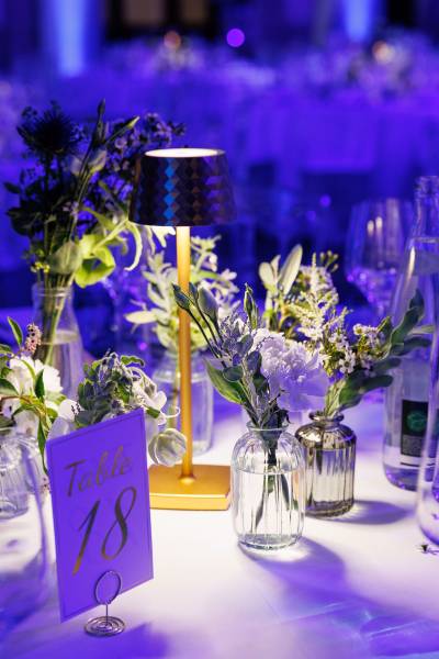 Dîner d'entreprise au Palais de la Bourse de Lyon : prestation technique audiovisuelle complète pour un événement professionnel réussi