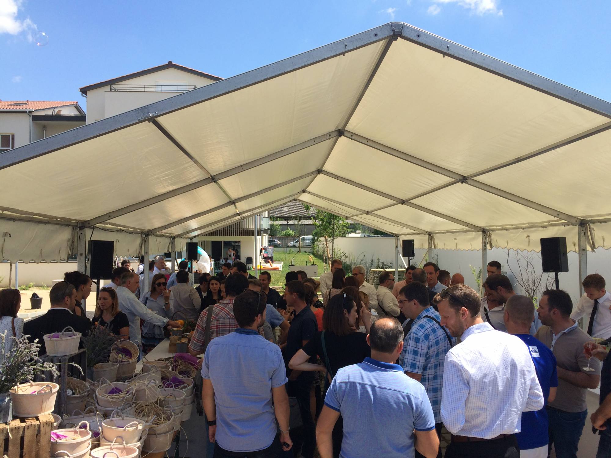 Prestataire technique pour inauguration résidence dans l’Ouest Lyonnais à Francheville