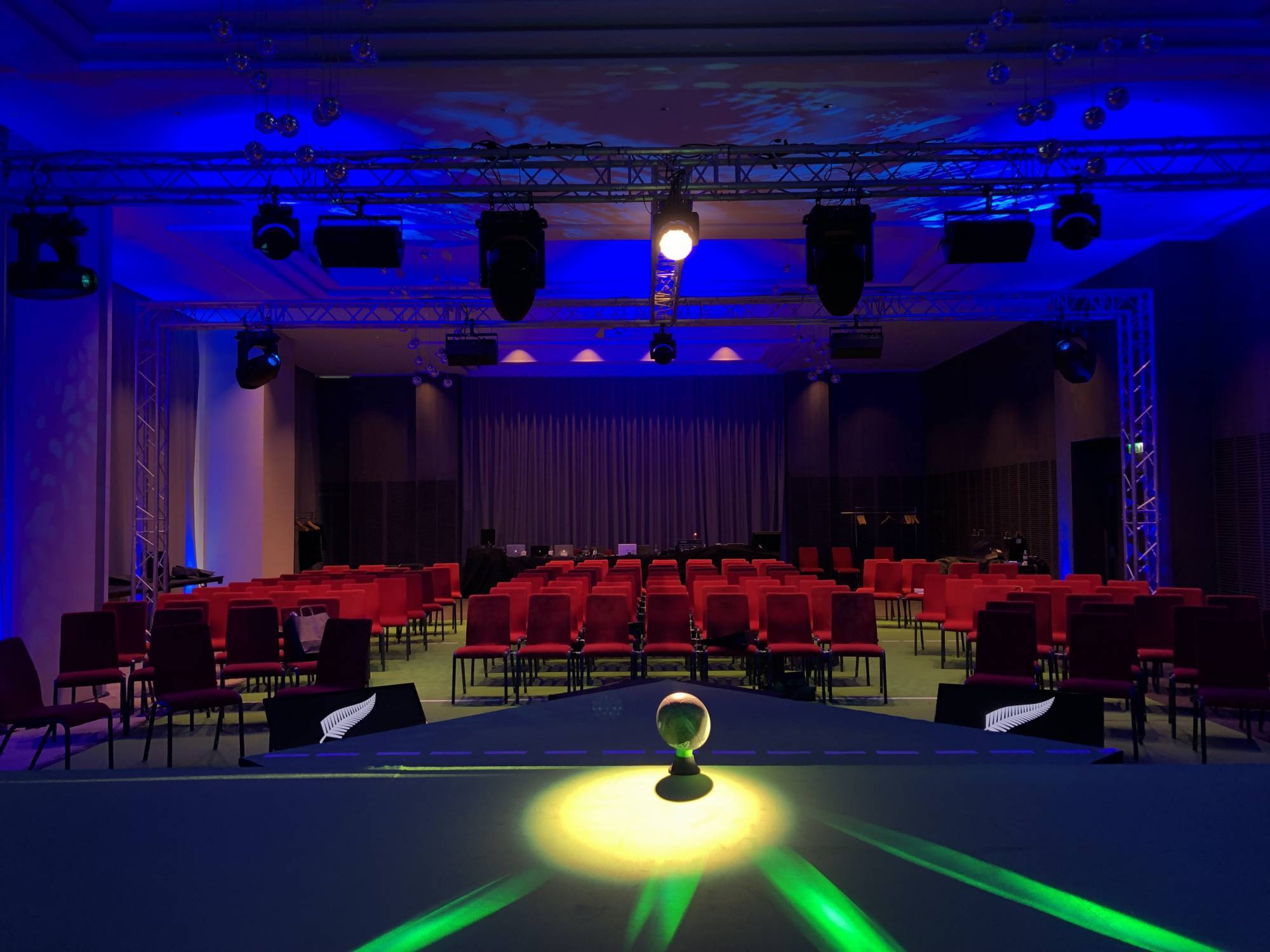 Location son, lumière, vidéo et structure pour BJORG à Lyon Marriott Hôtel Cité Internationale