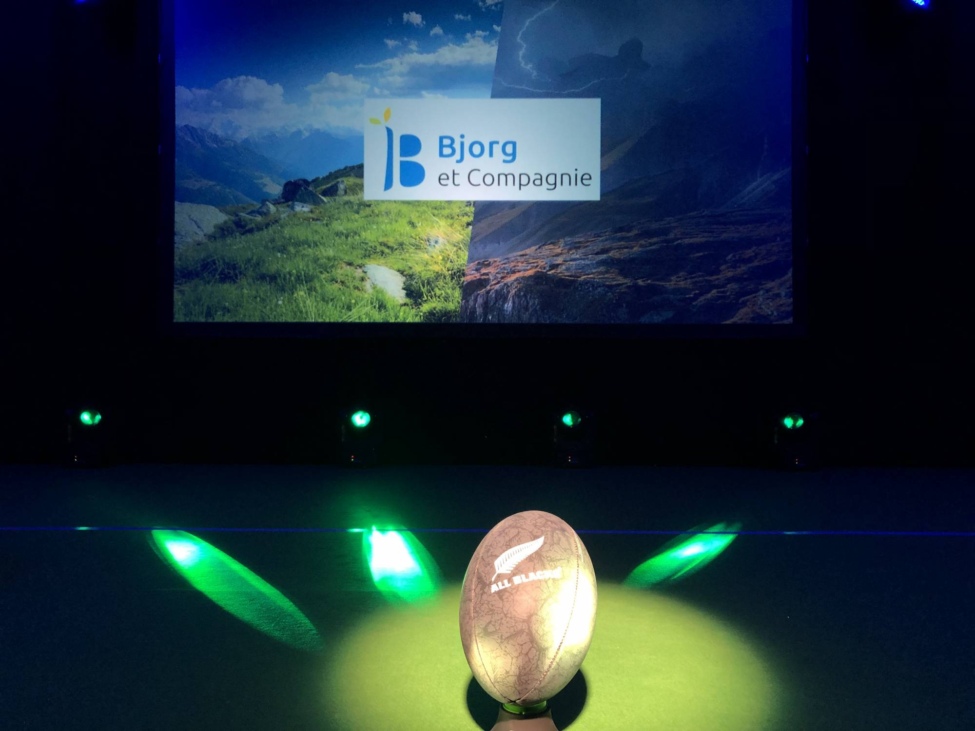 Location son, lumière, vidéo et structure pour BJORG à Lyon Marriott Hôtel Cité Internationale