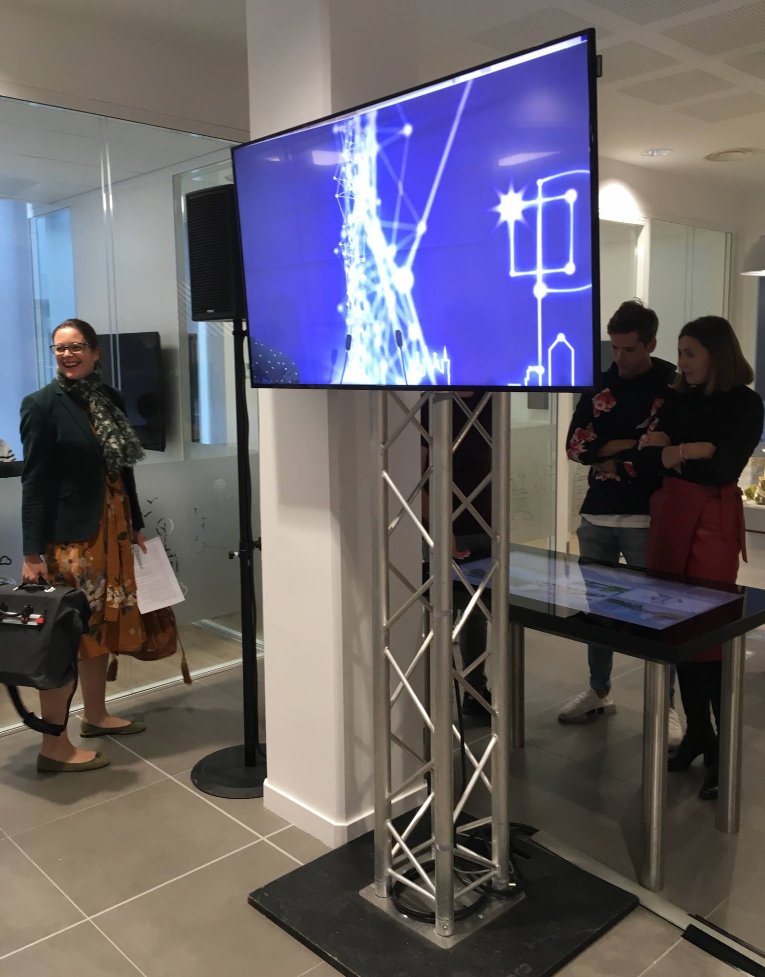 Location écran pour inauguration Lyon 7