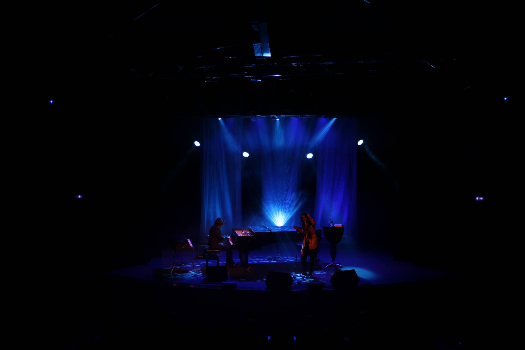 Mise en place de son et lumière au Briscope à Lyon