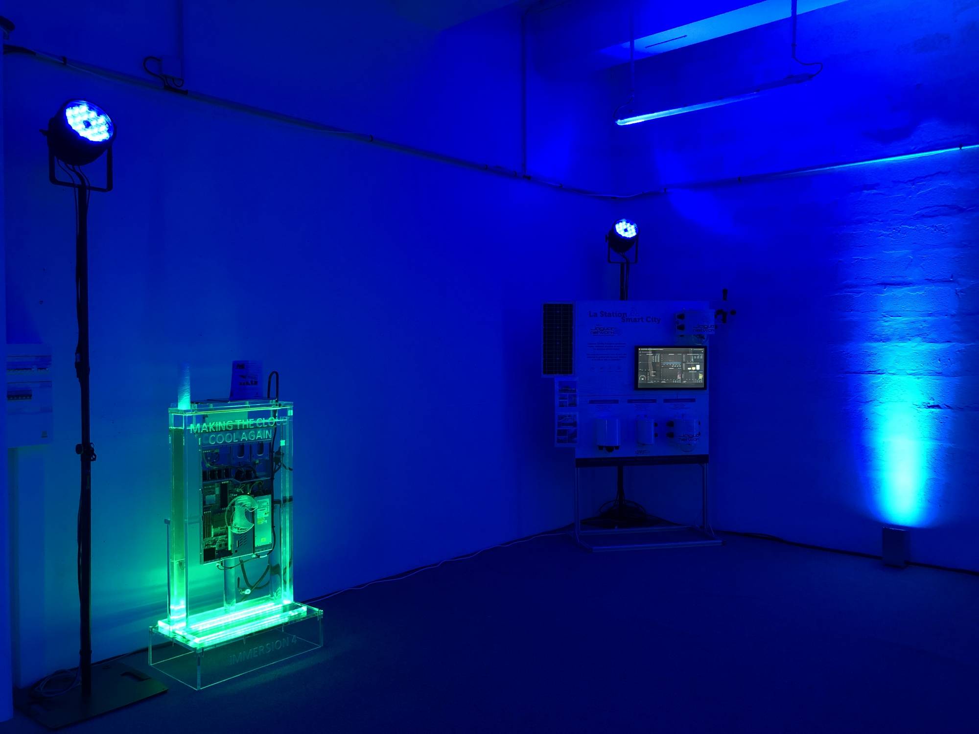 Lumière pour inauguration Bron L&Db