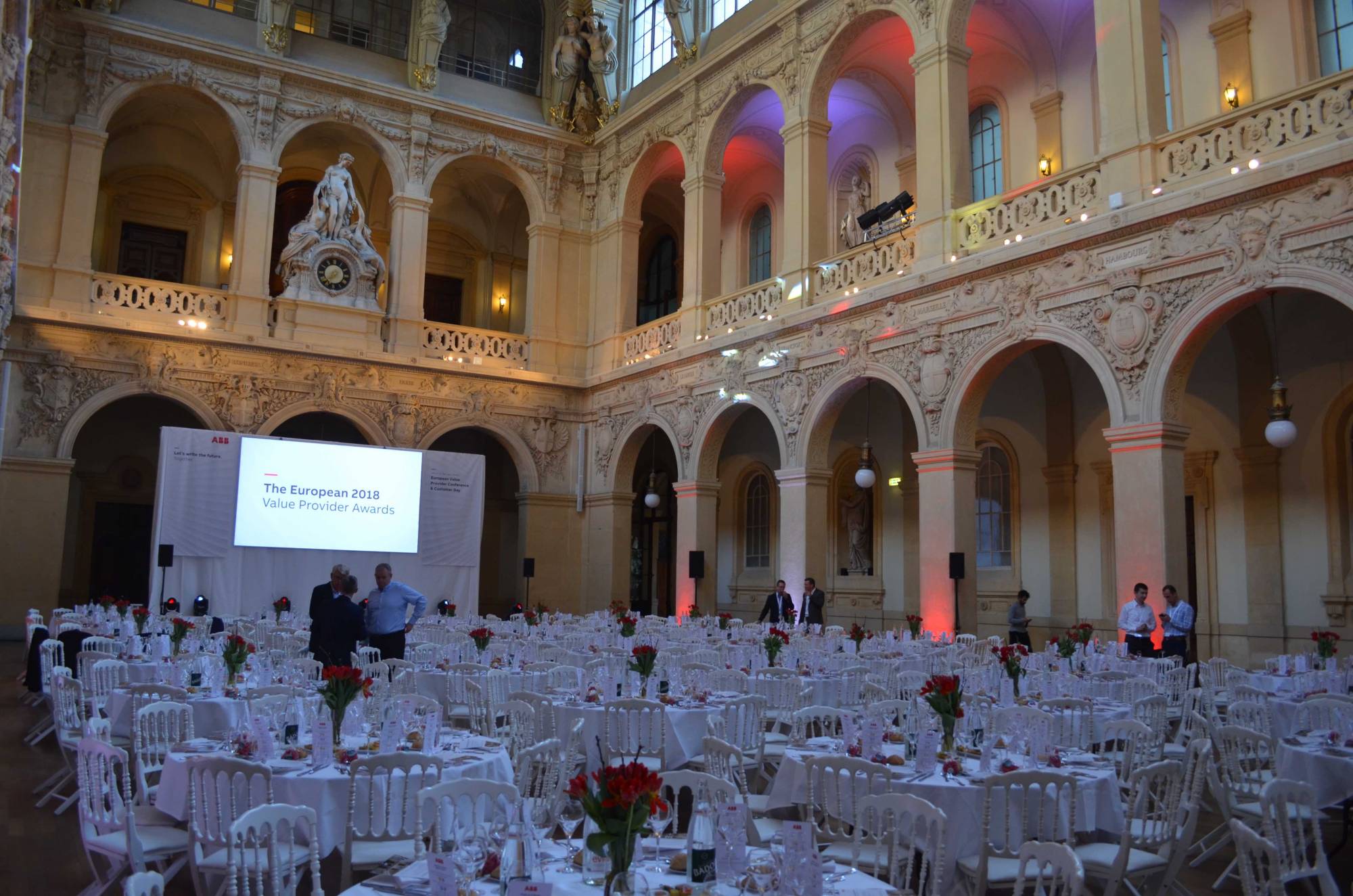 Prestation audiovisuelle pour la société ABB au Palais de la Bourse à Lyon 1