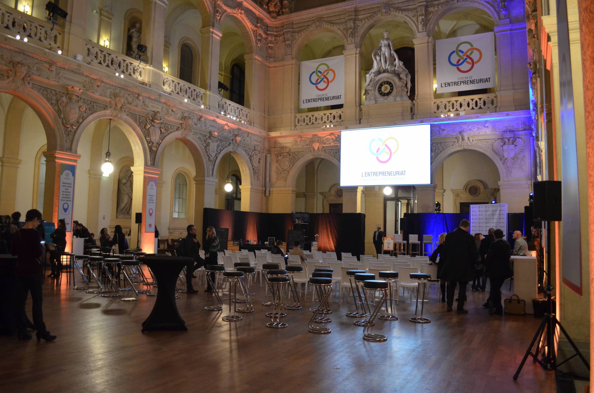Prestation technique pour le salon de l’entrepreneuriat à la CCI de Lyon