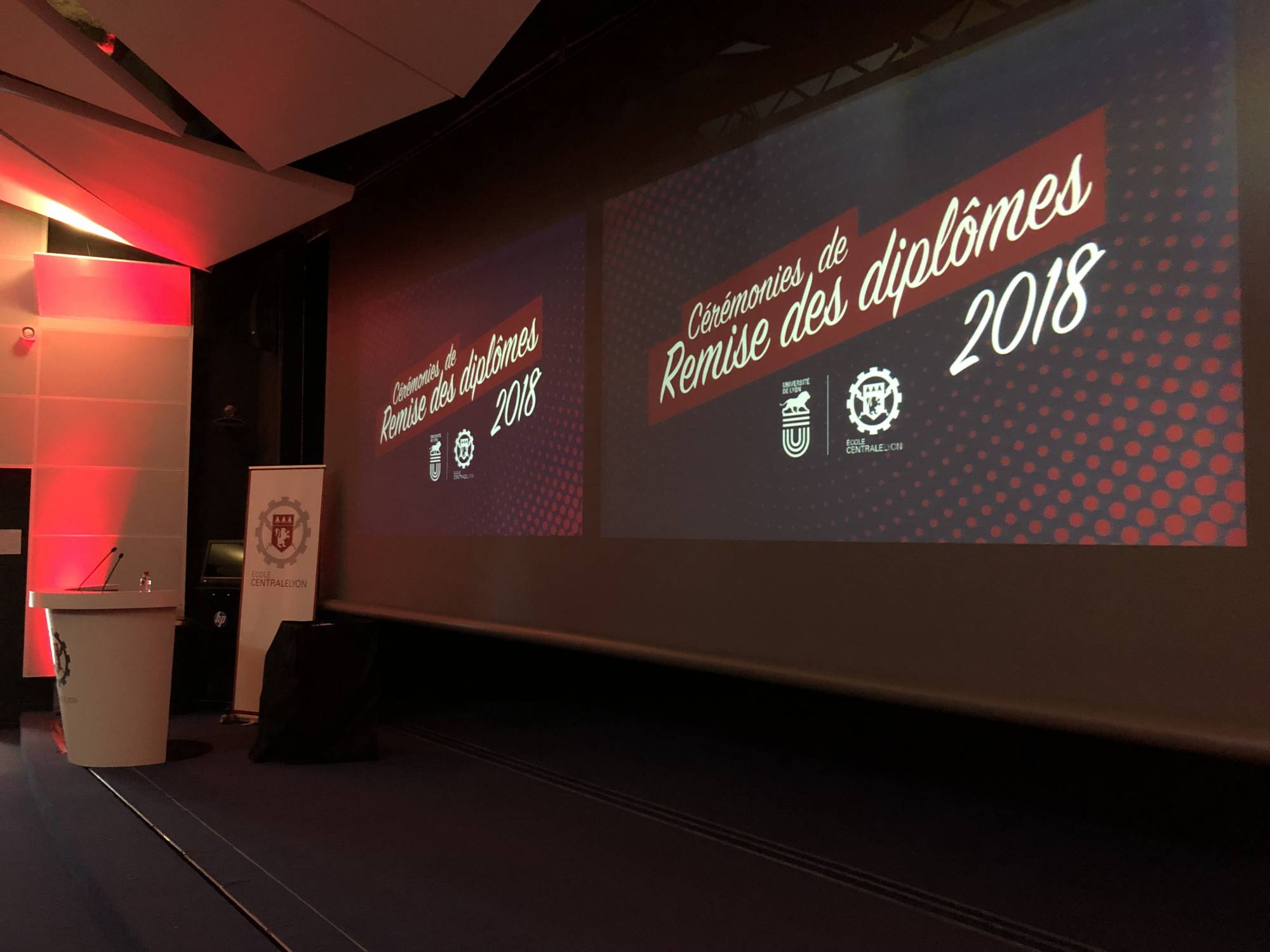 Location vidéo pour remise de diplômes Lyon