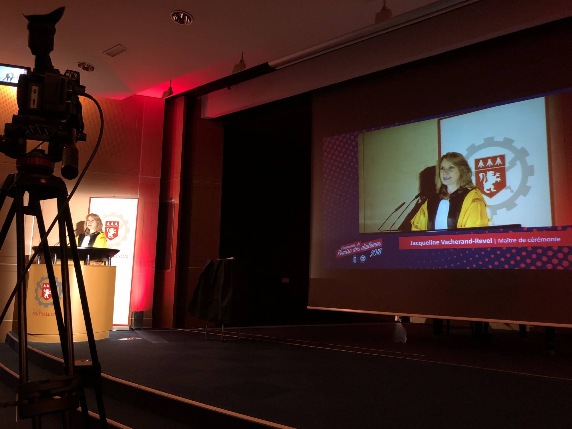 Prestation événementielle pour remise des diplômes de l’Ecole Centrale de Lyon à Ecully