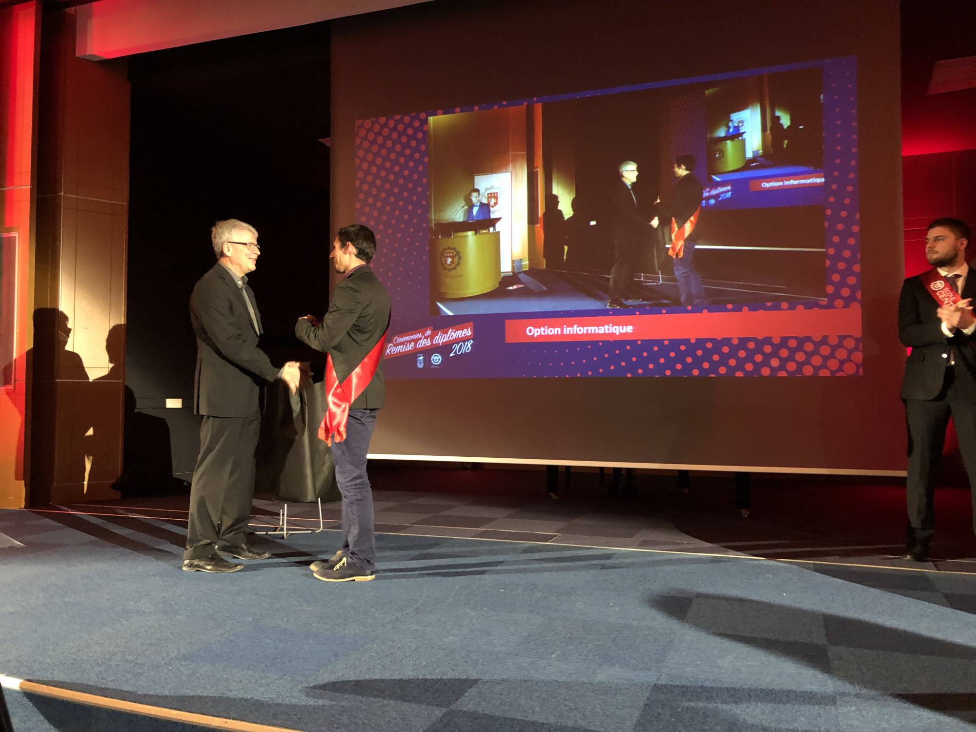 Prestation événementielle pour remise des diplômes de l’Ecole Centrale de Lyon à Ecully