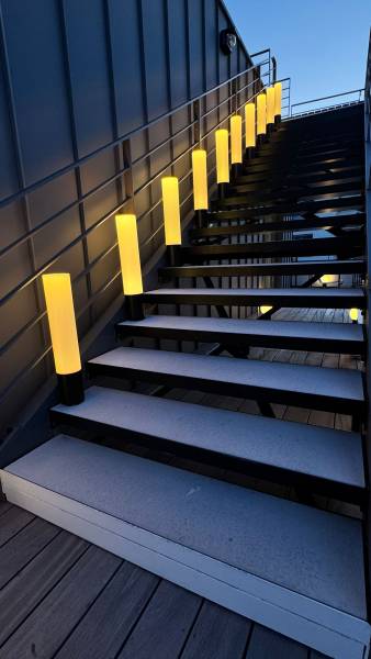 Installation audiovisuelle pour l'inauguration du nouveau siège social d'April à Lyon