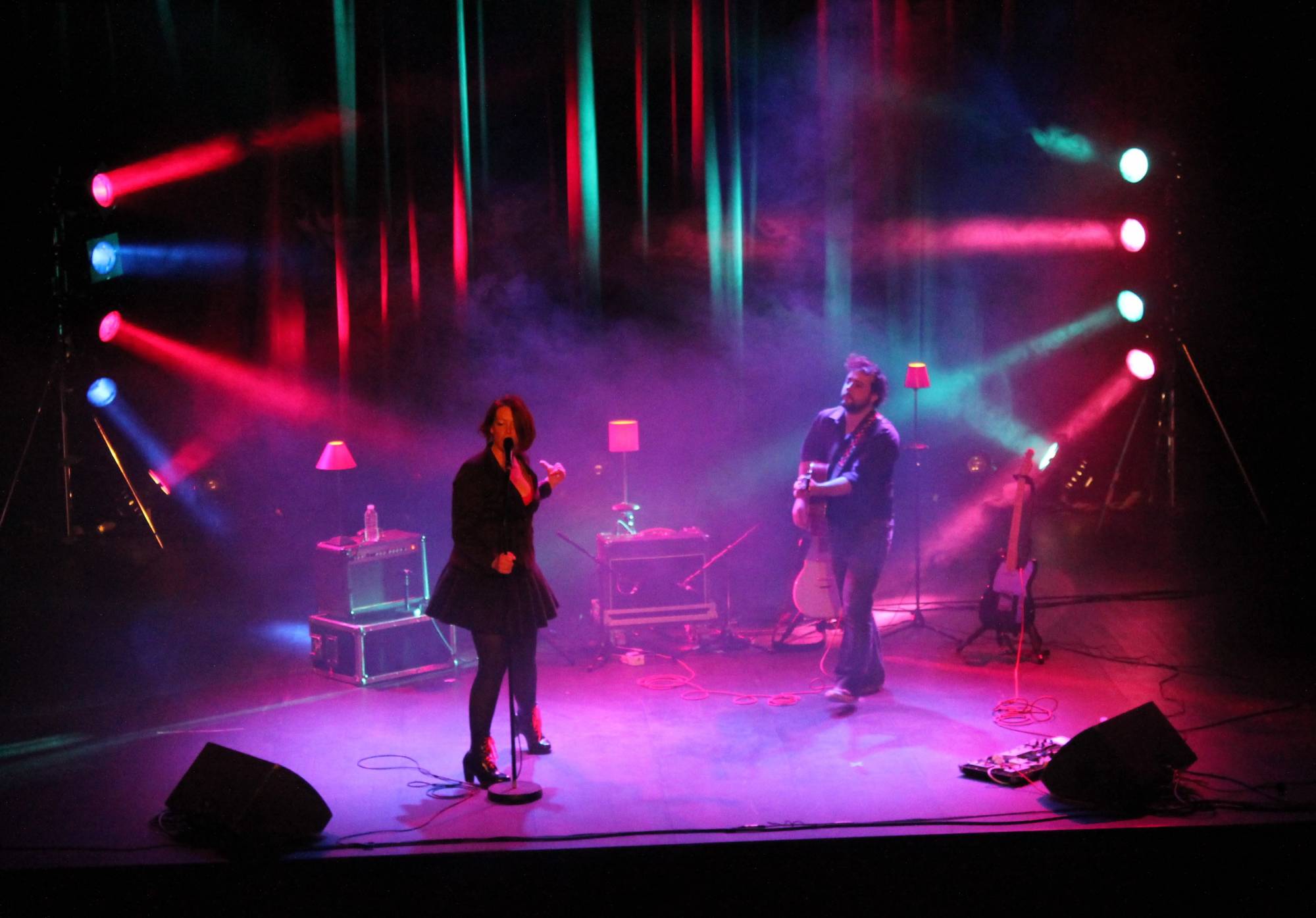 Lumière pour fête de la musique Lyon