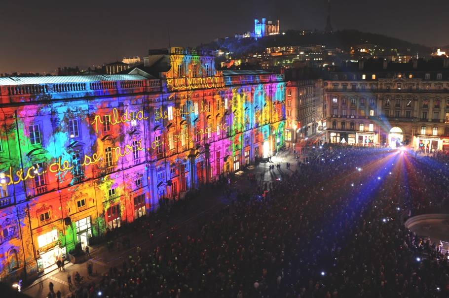 Fêtes des lumières 2017 à Lyon, prestation audiovisuel