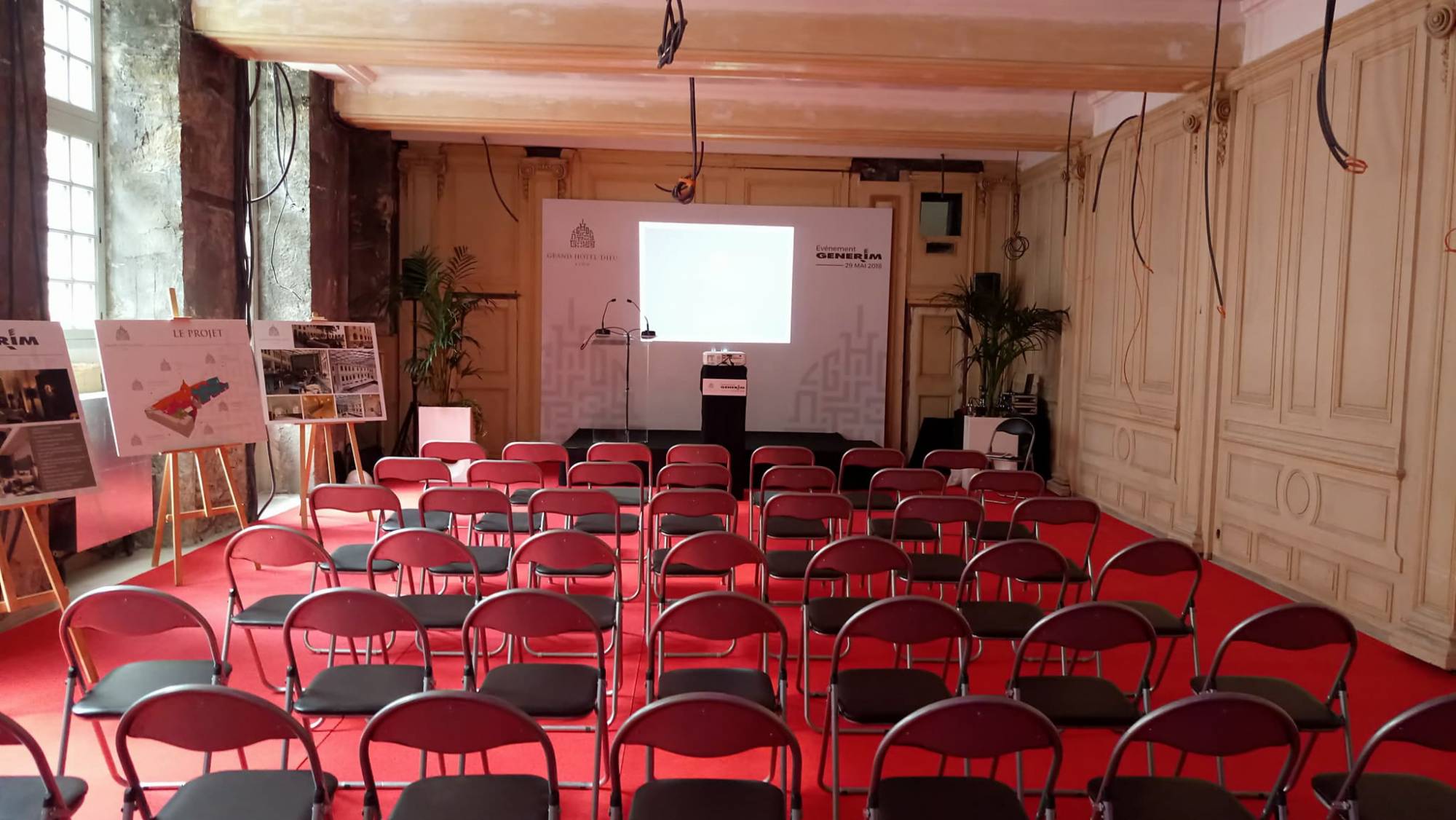 Prestation technique, sonorisation & lumière pour les nouveaux espaces de l’Hôtel-Dieu à Lyon 2
