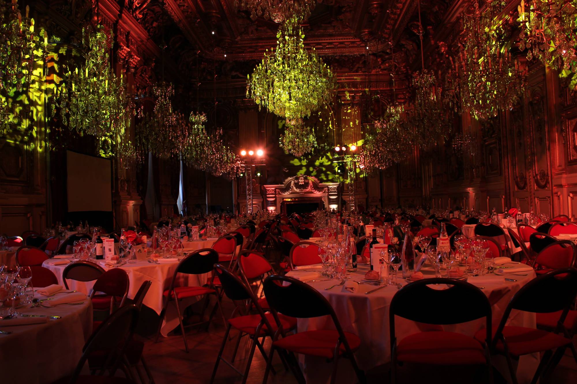 Lumière d'ambiance hôtel de ville de Lyon