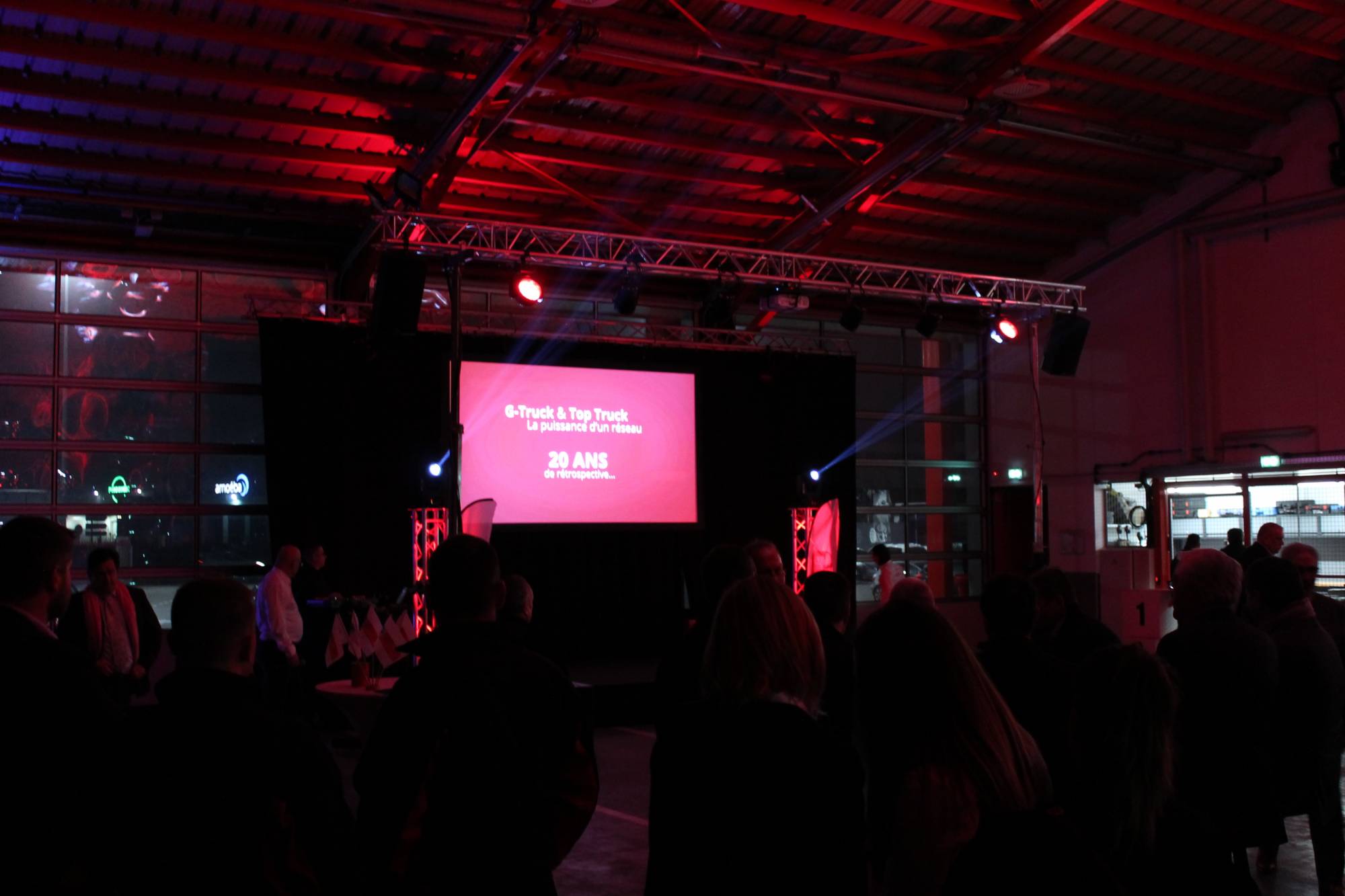 Prestation audiovisuelle  pour les 20 ans de G-Truck dans la société DURAND à Chassieu