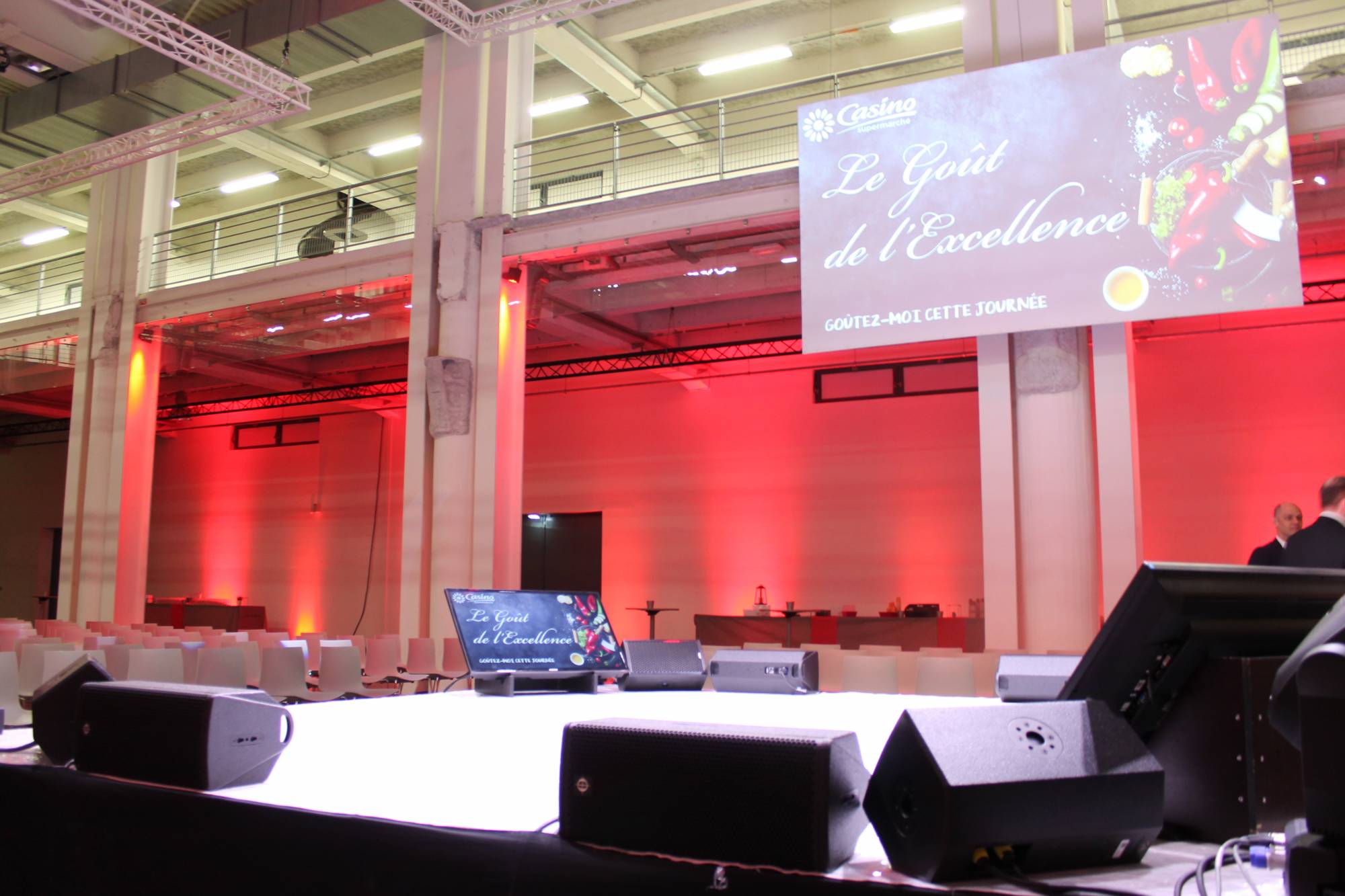 Retour vidéo pour scène à la Sucrière Lyon