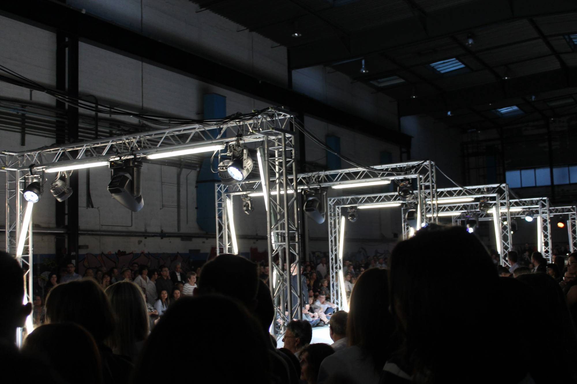 Mise en place de son, lumière et structure pour ESMOD Lyon