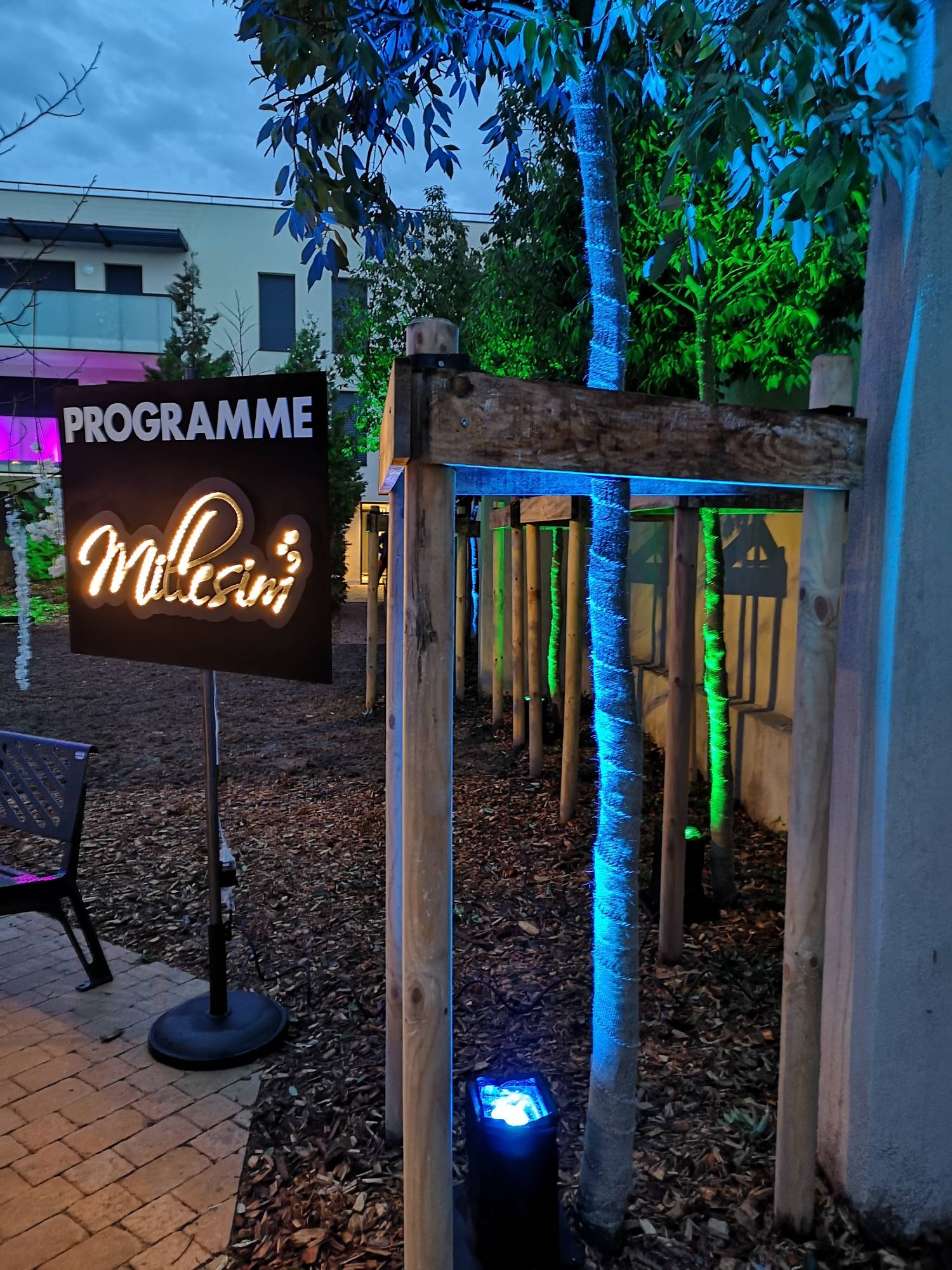 Location éclairage sur batterie avec des Freekolor et LightKolor à Lyon