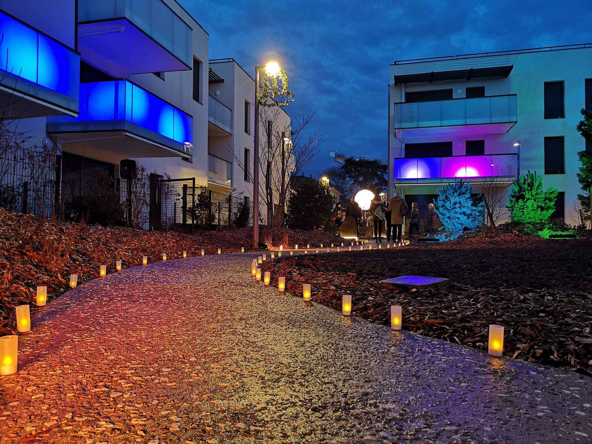 Location sonorisation et mise en lumière pour une inauguration d’un programme immobilier Champagne-au-Mont-d'Or