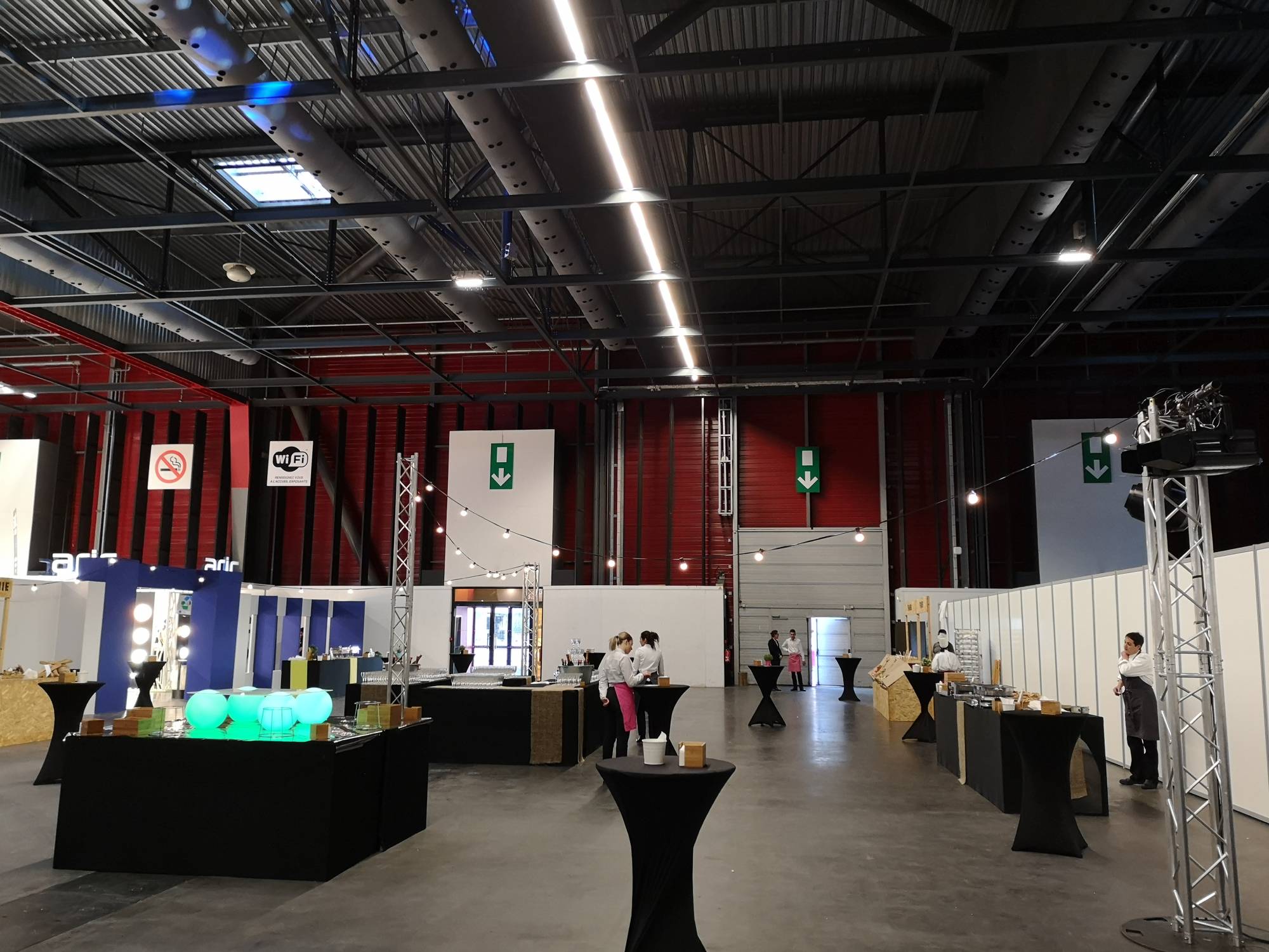 Guirlande guinguette pour soirée salon Bordeaux