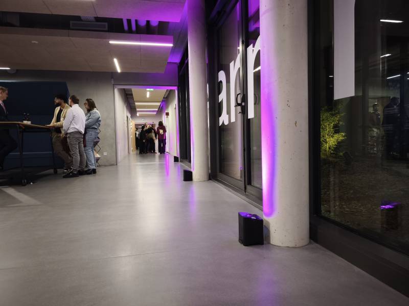Prestation son et lumière à l'occasion de l'inauguration du nouveau campus BSB Burgundy School of Business Lyon 8