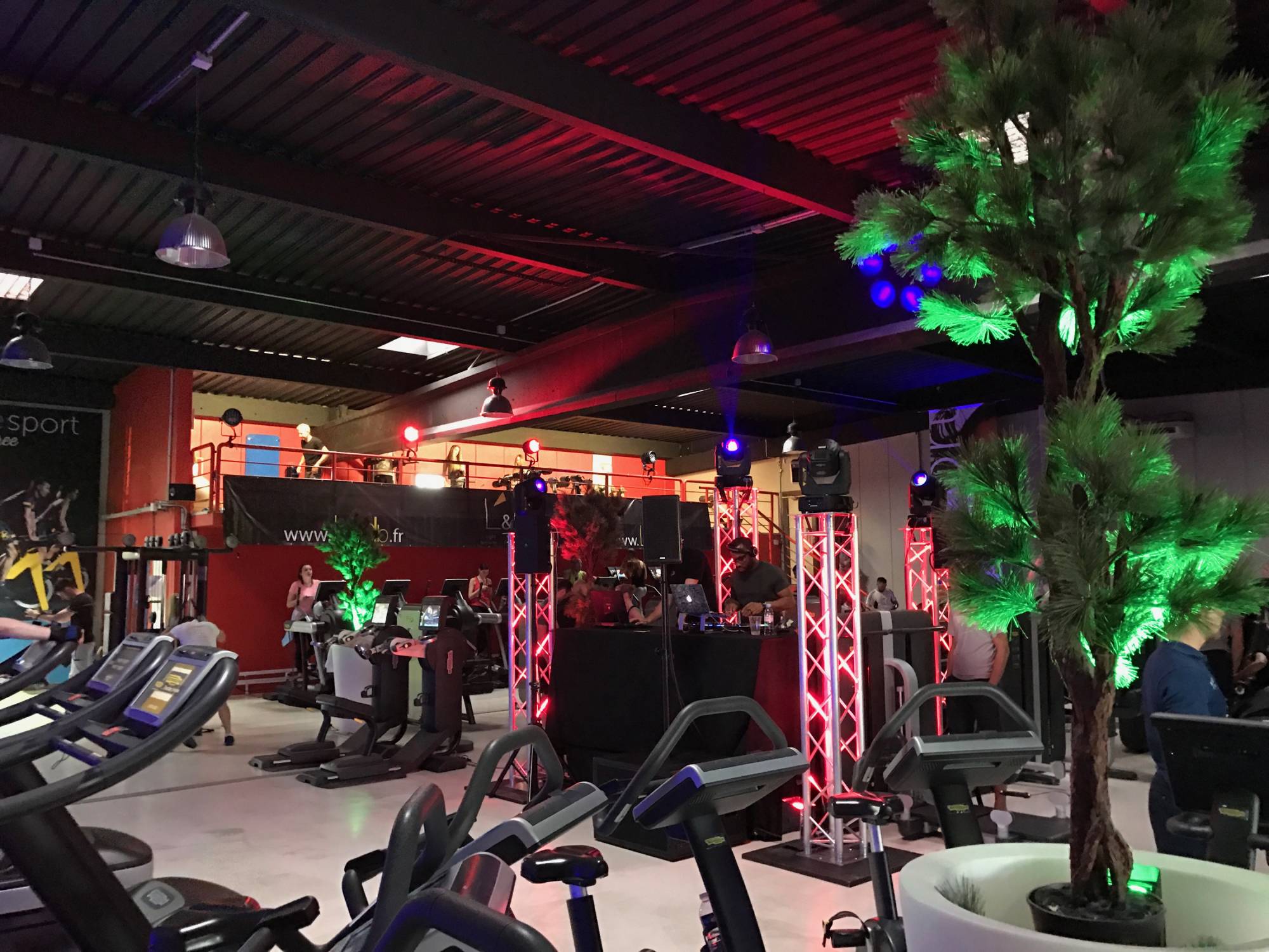 Prestation Son et Lumière pour événement sportif