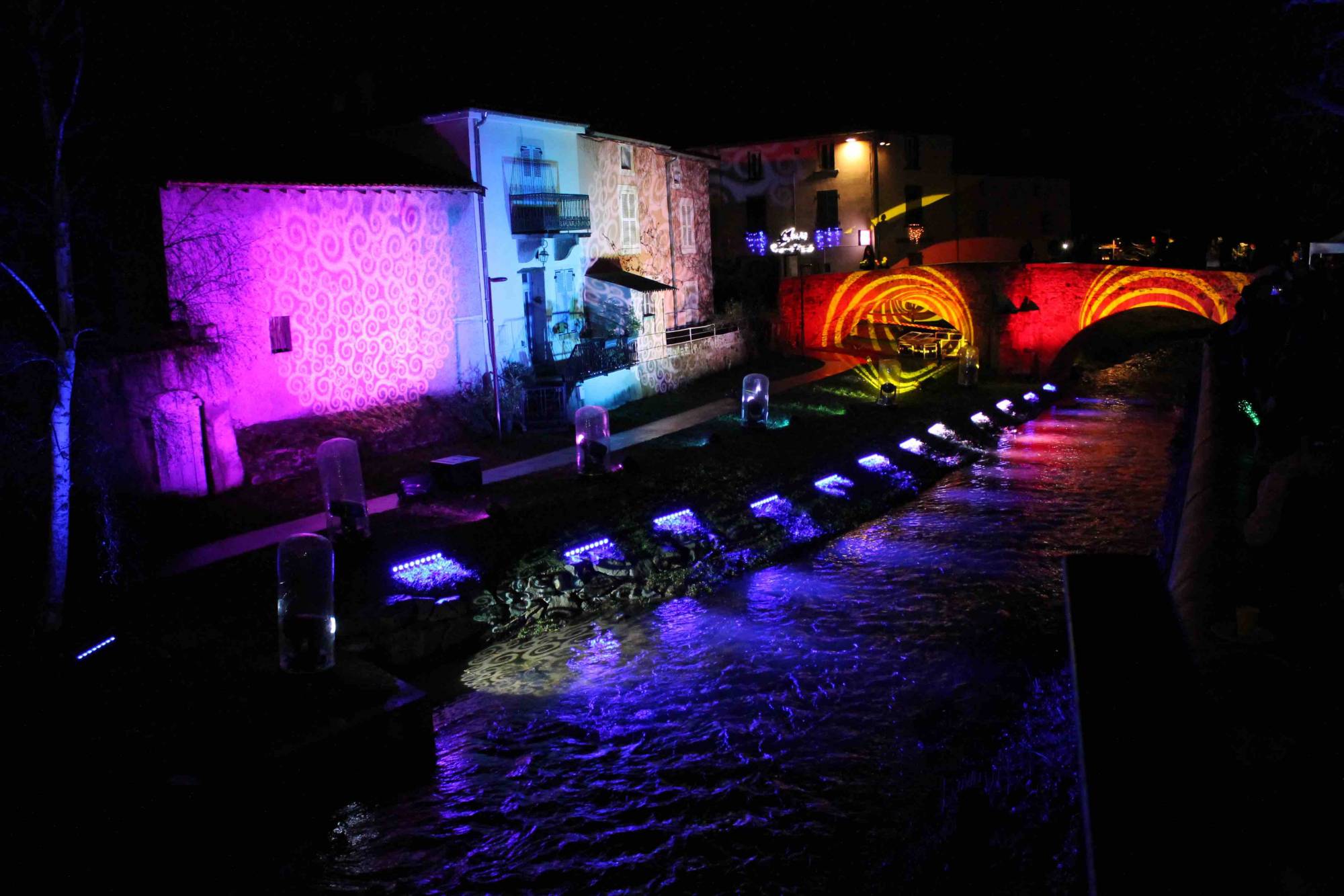 Fête des lumières 2019, mise en lumière centre-ville Brignais