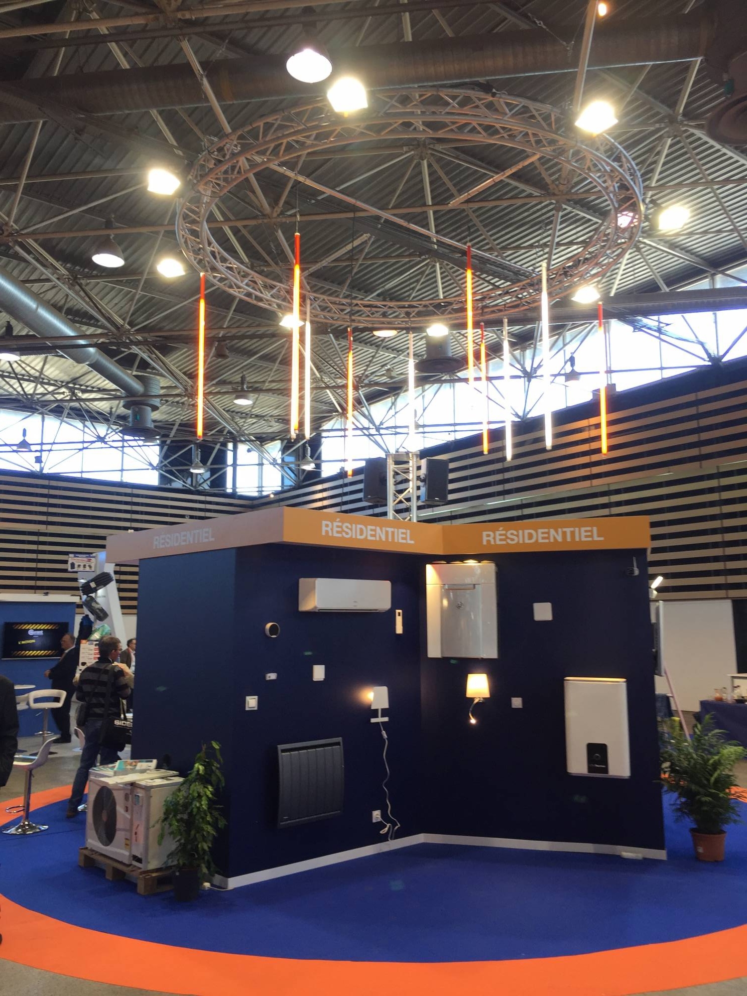 Mise en lumière de l'espace exposant au salon SIDEC Lyon à Eurexpo