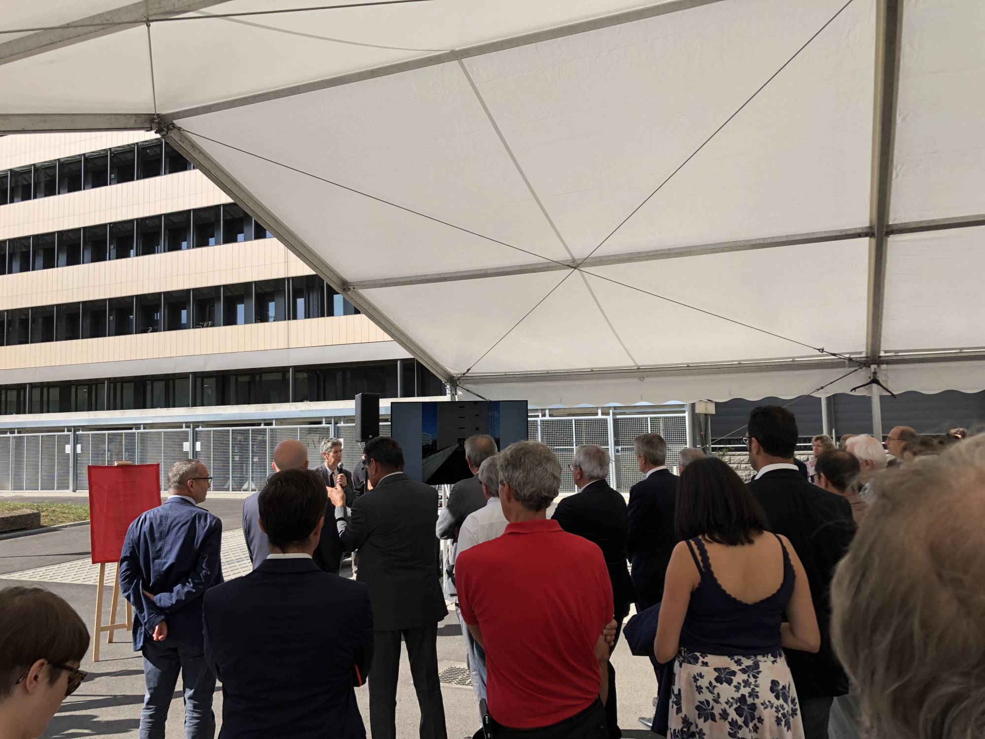 Prestation audiovisuel pour inauguration à Lyon