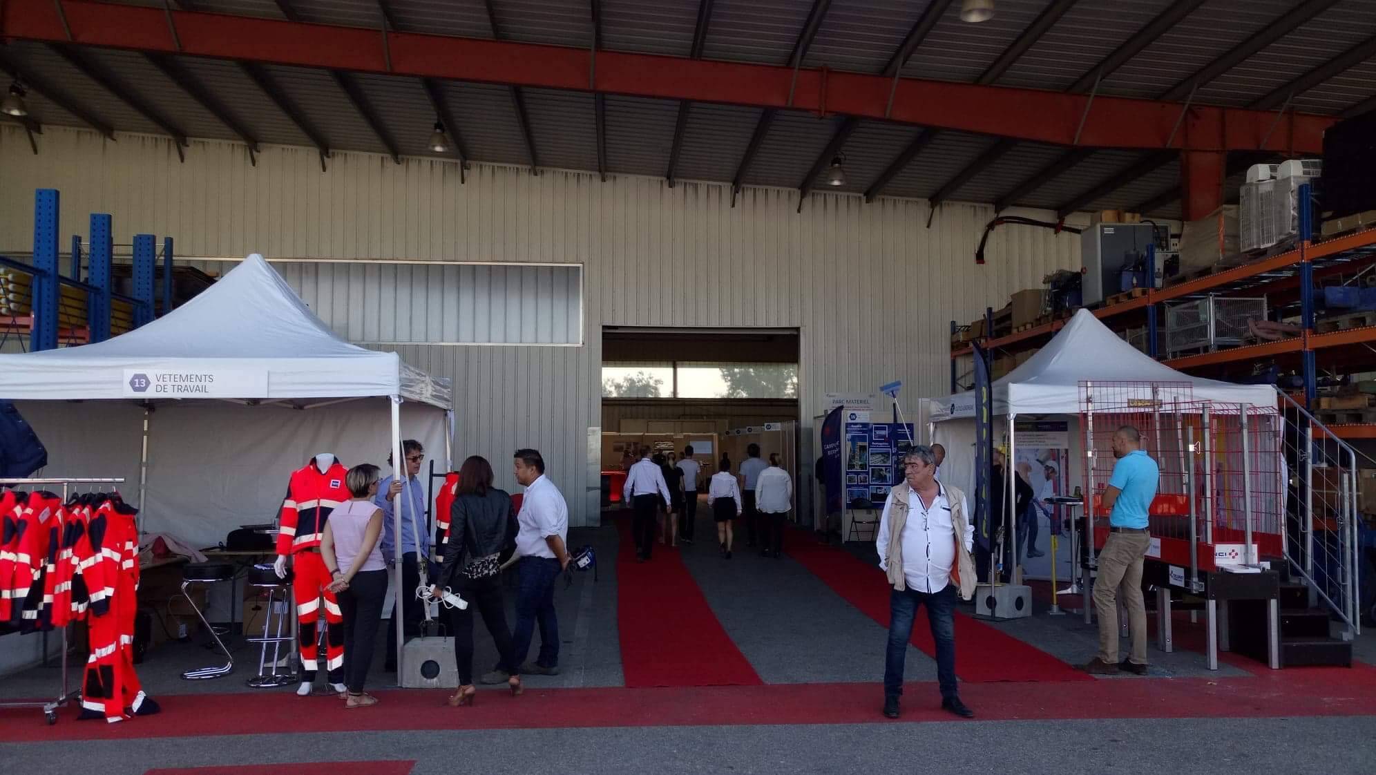 Distribution électrique et sonorisation pour l’événement de VINCI à Saint-Vulvas