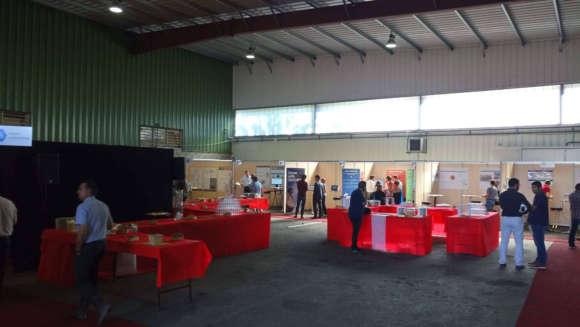 Electricité et sonorisation pour événement VINCI