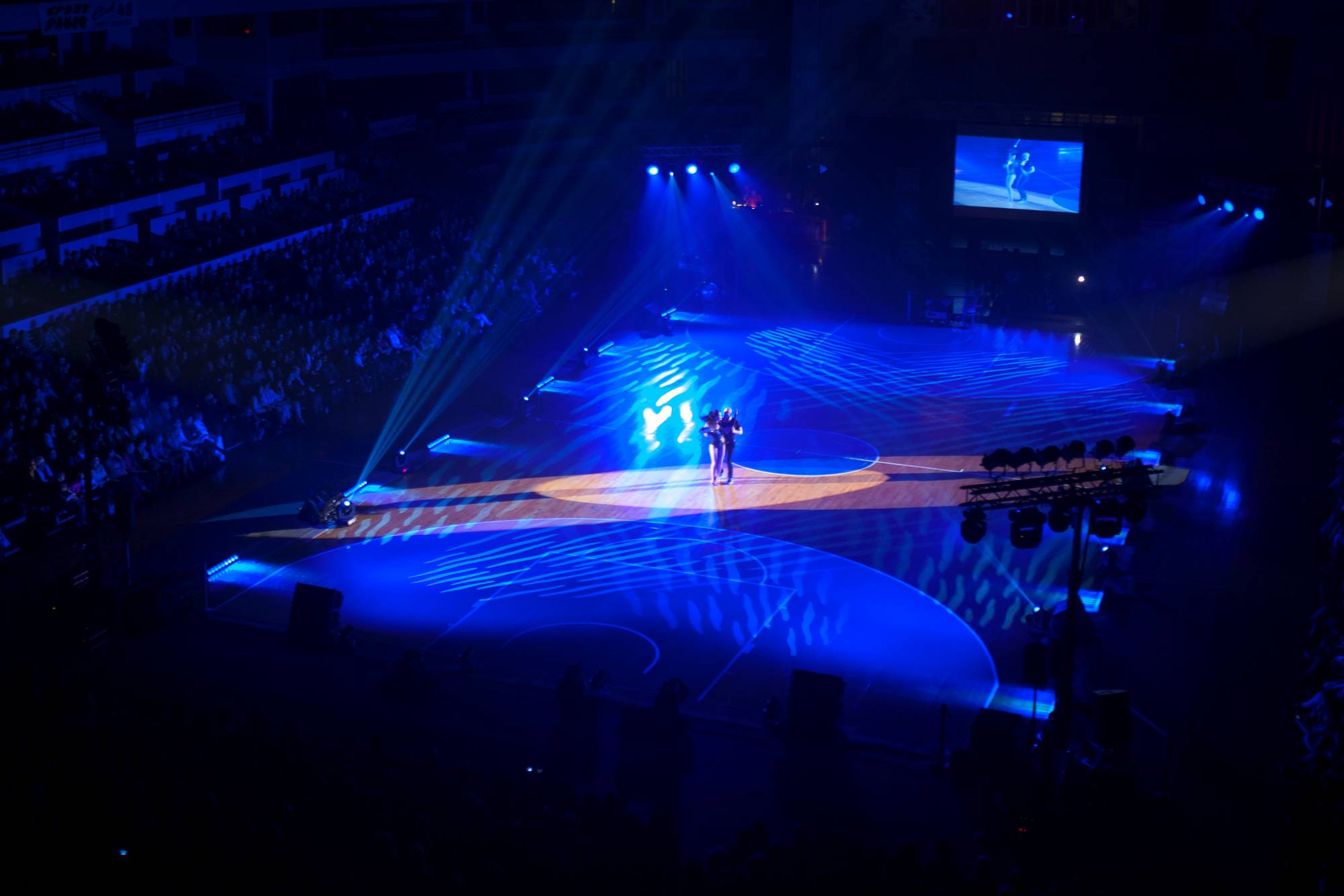 Création lumière pour spectacle au palais des sport de Lyon gerland