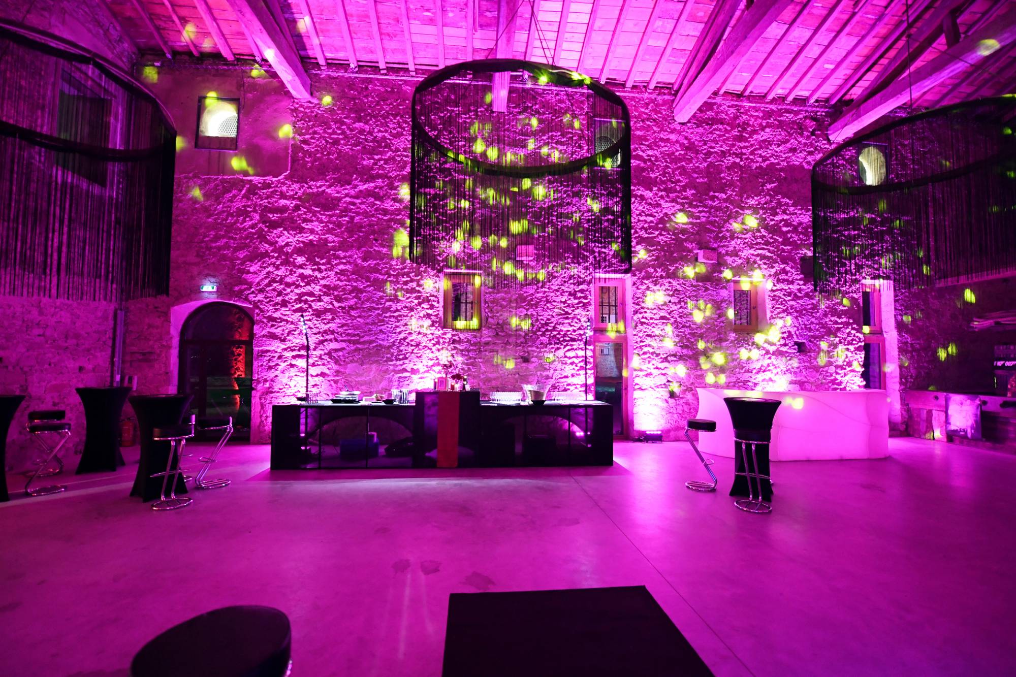 Mise en lumière cocktail à Brignais