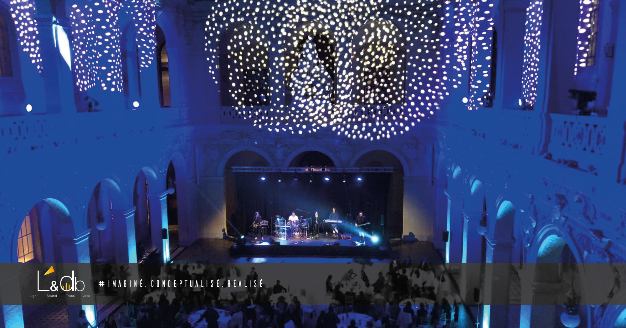 Prestation audiovisuelle, son, lumière et vidéo pour des spectacles dans la région Rhône-Alpes et à Lyon