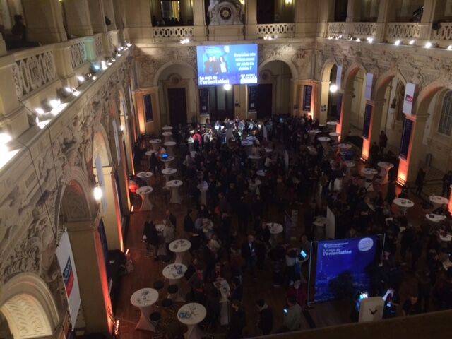 Prestation audiovisuelle pour les nuits de l'orientation au Palais de la Bourse à Lyon