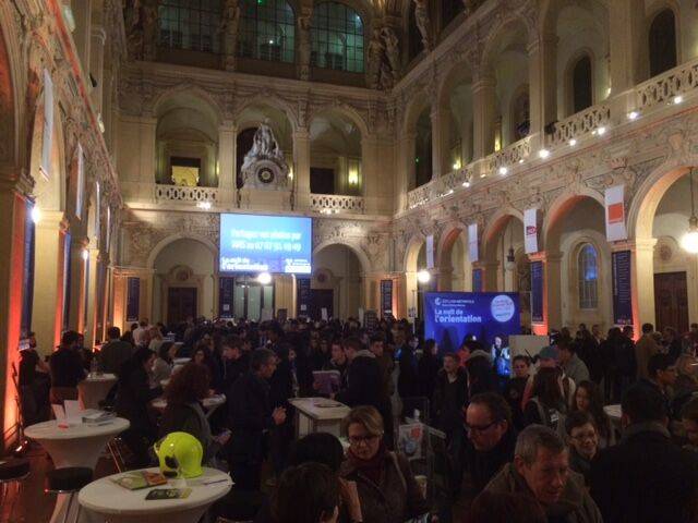Prestation audiovisuelle pour les nuits de l'orientation à la CCI de Lyon