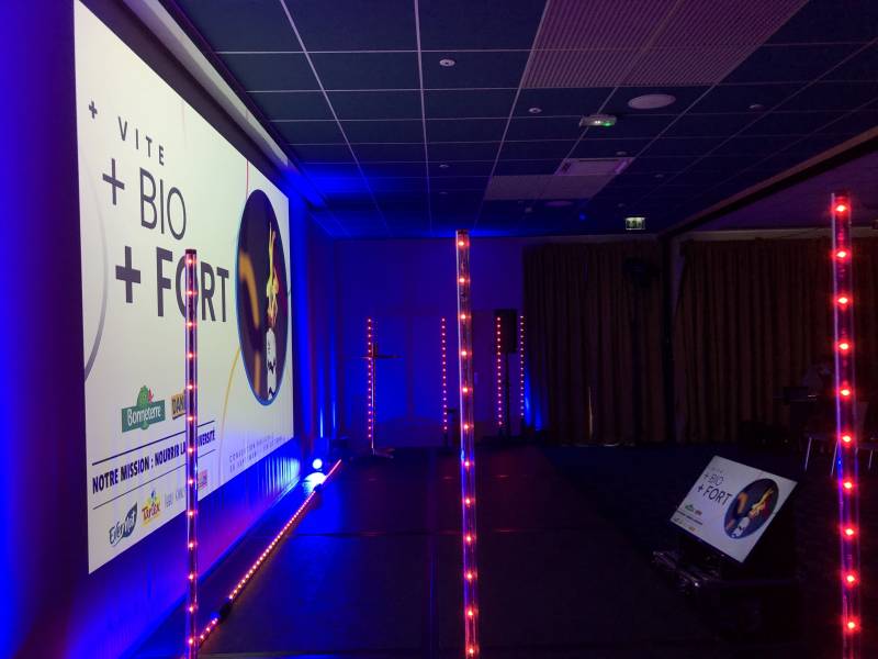 Prestation technique audiovisuelle pour séminaire dans un hôtel à Lyon