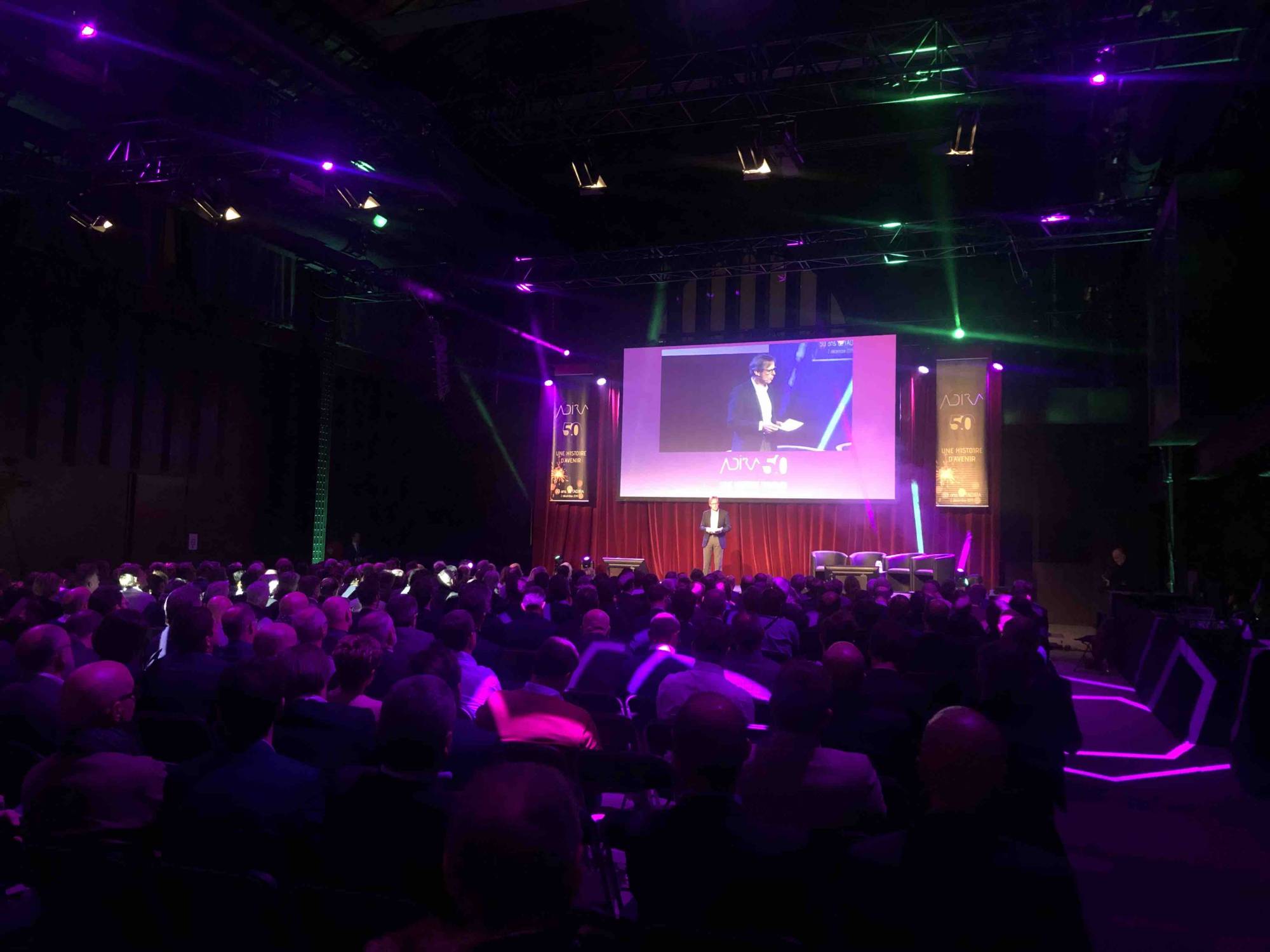 location lumière et vidéo pour anniversaire association H7 Lyon 2