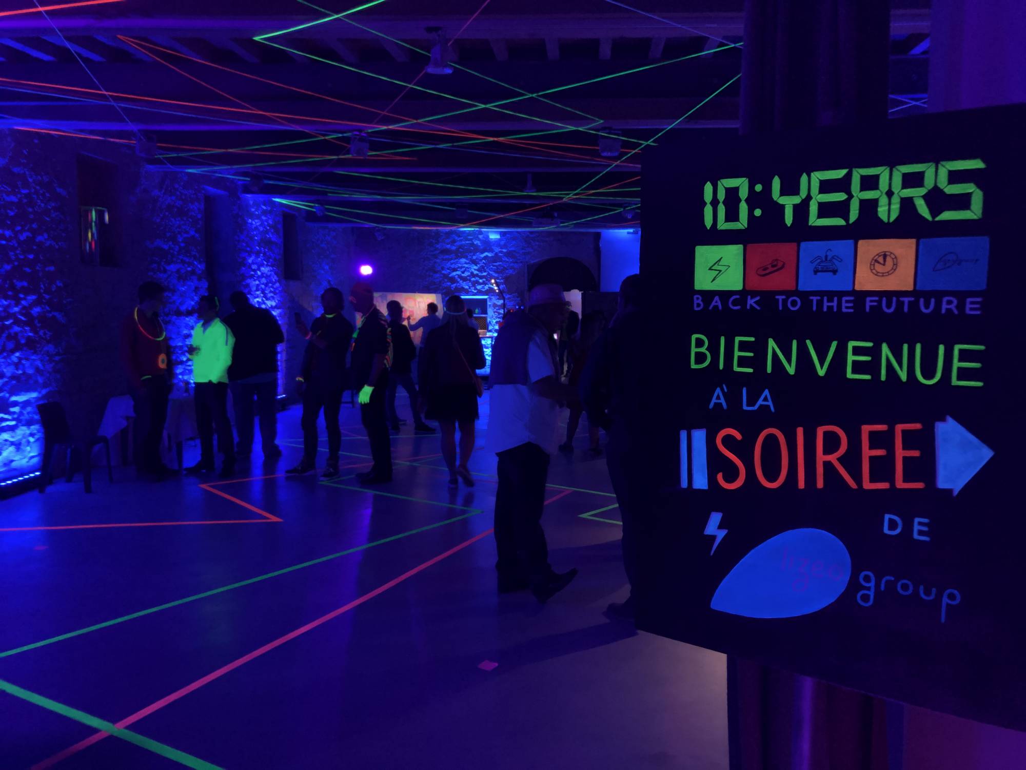 Anniversaire entreprise de Lizeo Group, mise en lumière,  Château de La Gallée à Millery