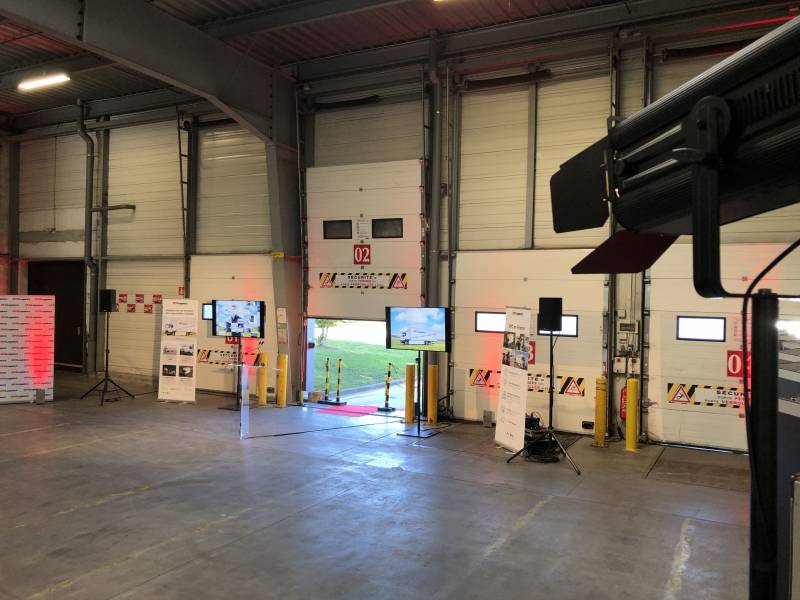Eclairage de discours pour inauguration d'entreprise à Meyzieu