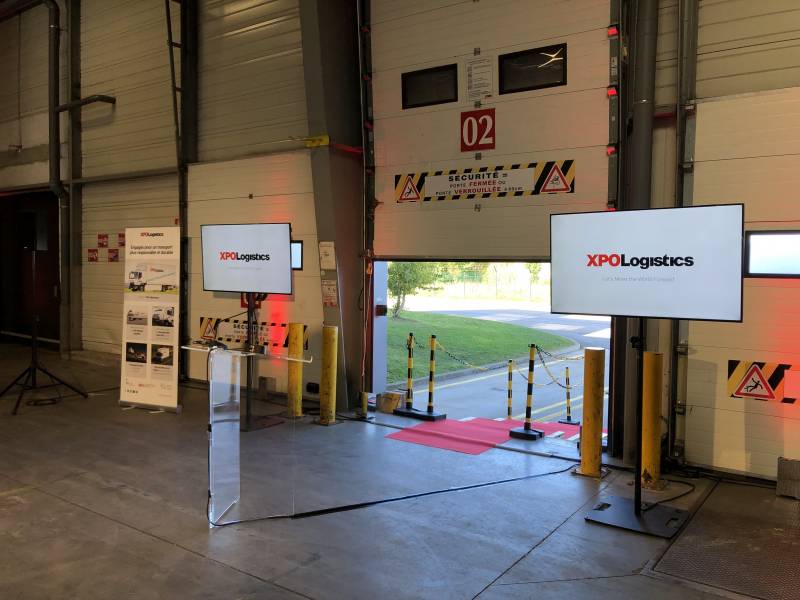 Prestation technique pour inauguration de véhicule à Lyon
