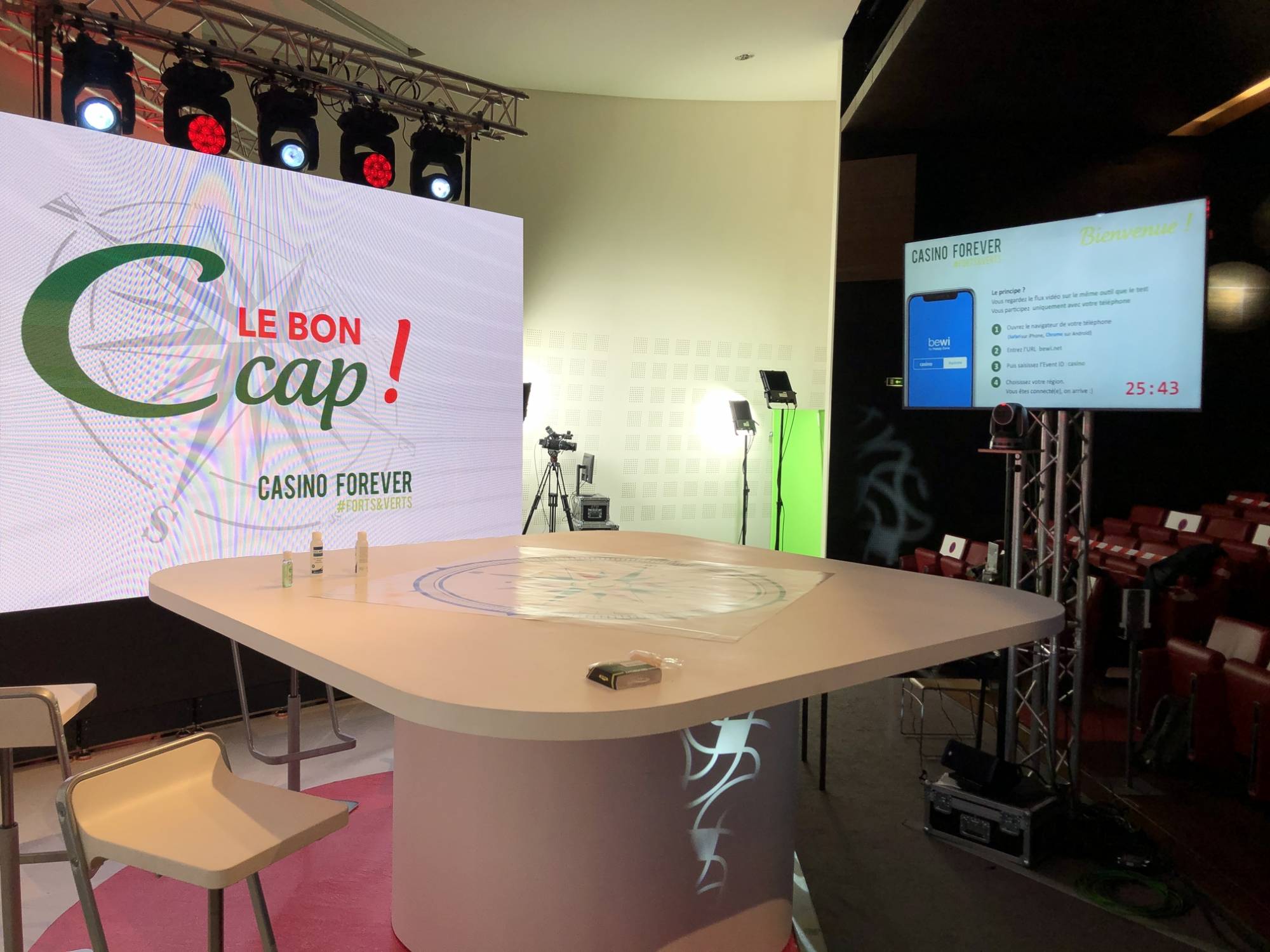 Fond Vert Convention live Casino