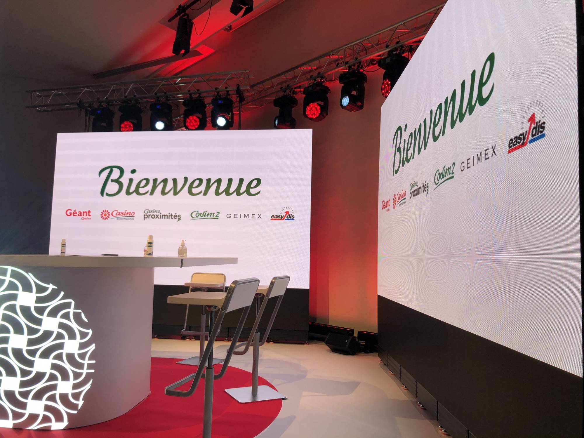 Ecran LED Convention Live Groupe Casino