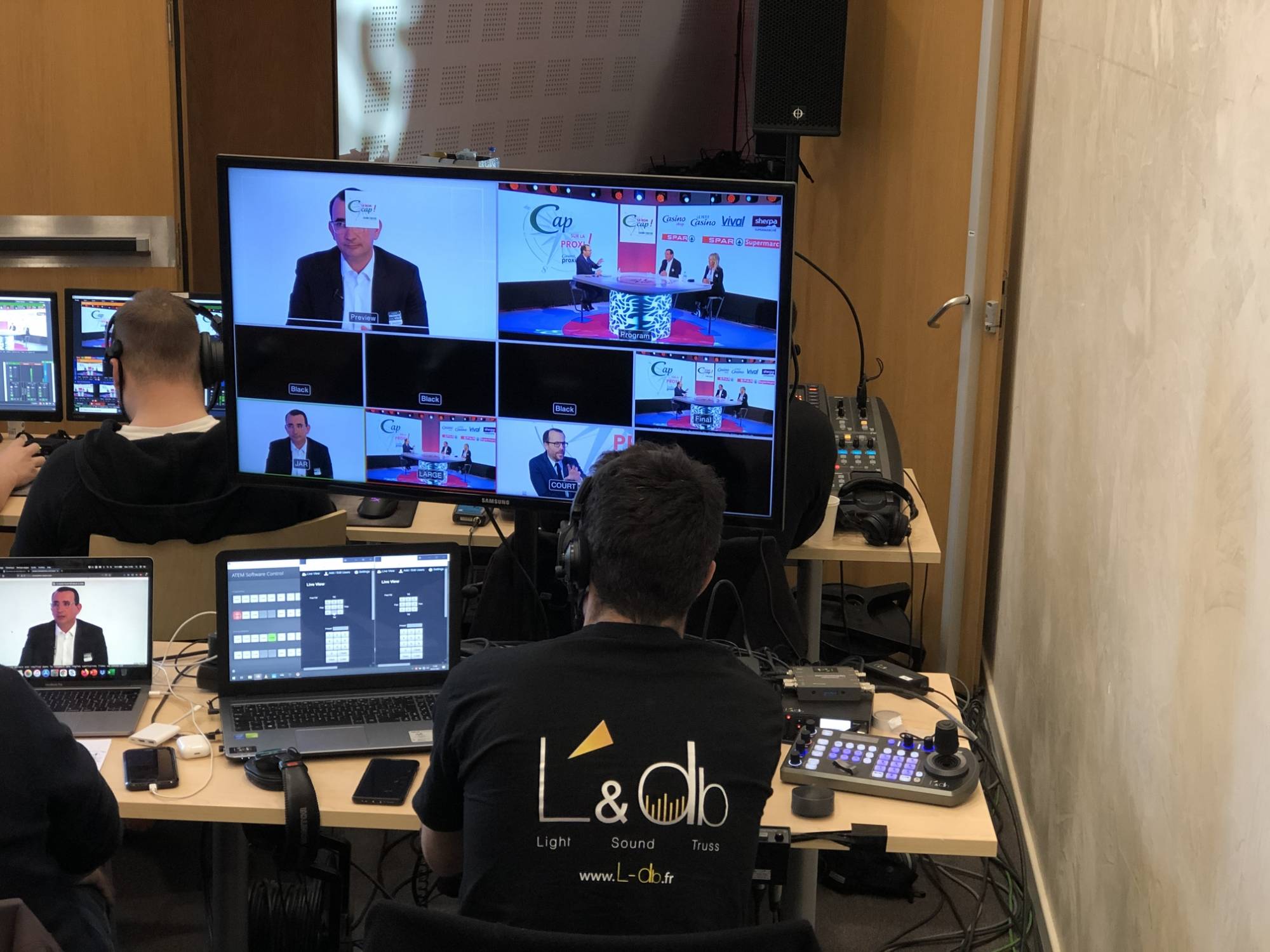 Régie vidéo live convention casino